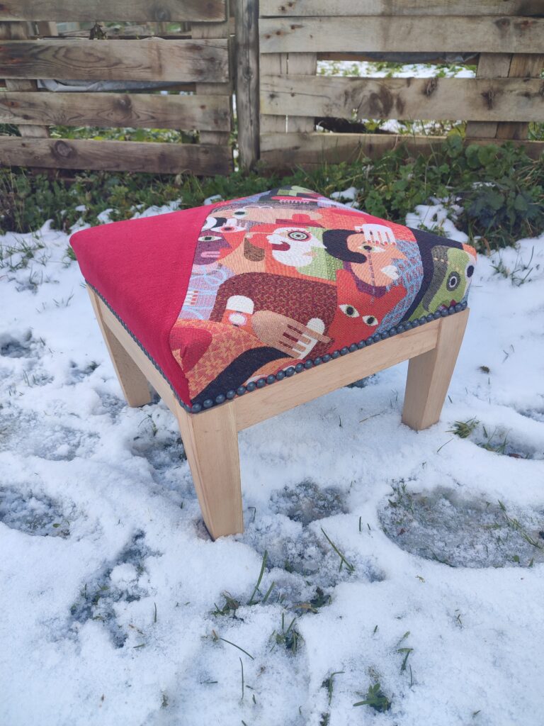 Tabouret de tapissier en siège